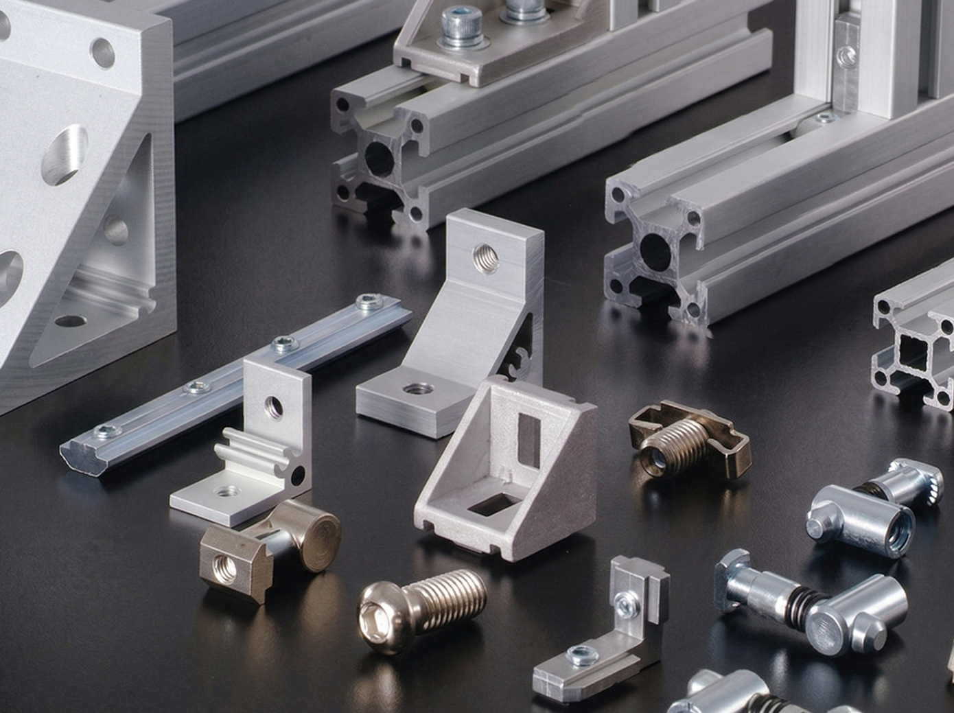 Aluminium profile and accessories