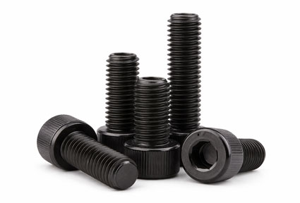 Black alloy screws