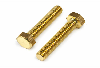 Brass hex bolts