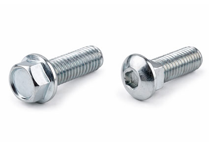 Zinc-plated bolts